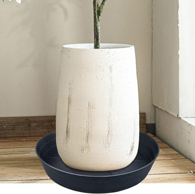 LWALRS Plant Saucer 18 Inch, Extra Large Planter Saucer 4 Pack, Plastic Plant Saucers for Indoors and Outdoors, Plant Pot Saucers, Drainage Tray for 16, 17, 18 in Planters - Image 3